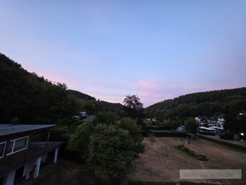 Duitsland Eifel zonsondergang