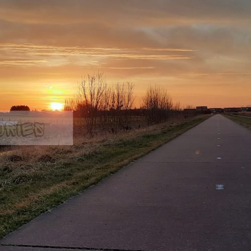 Schilderachtige luchten zonsopkomst